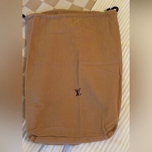 Authentic Louis Vuitton Bucket Size Dust Bag